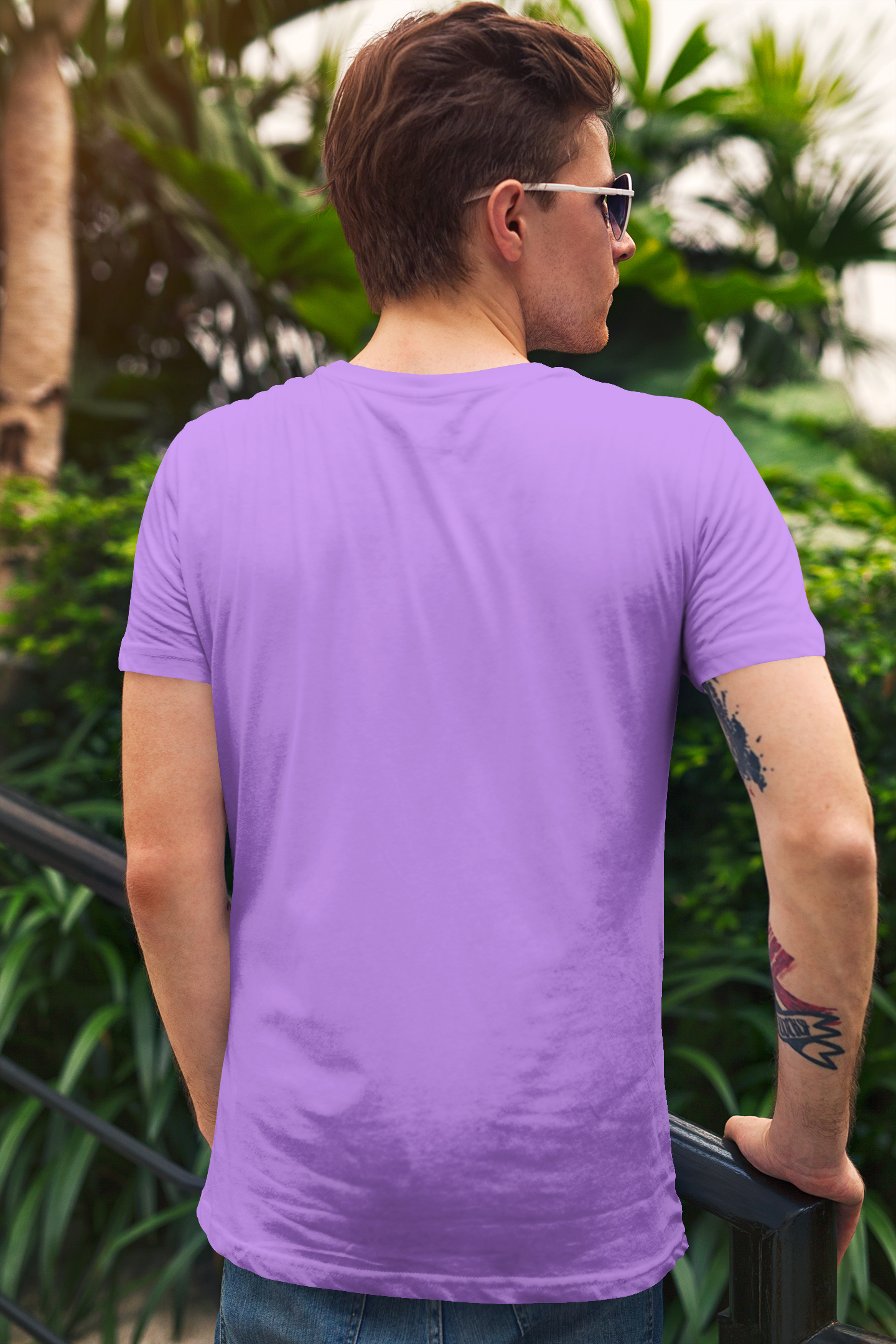California Regular Fit Lavender T-shirt The Urban Youth