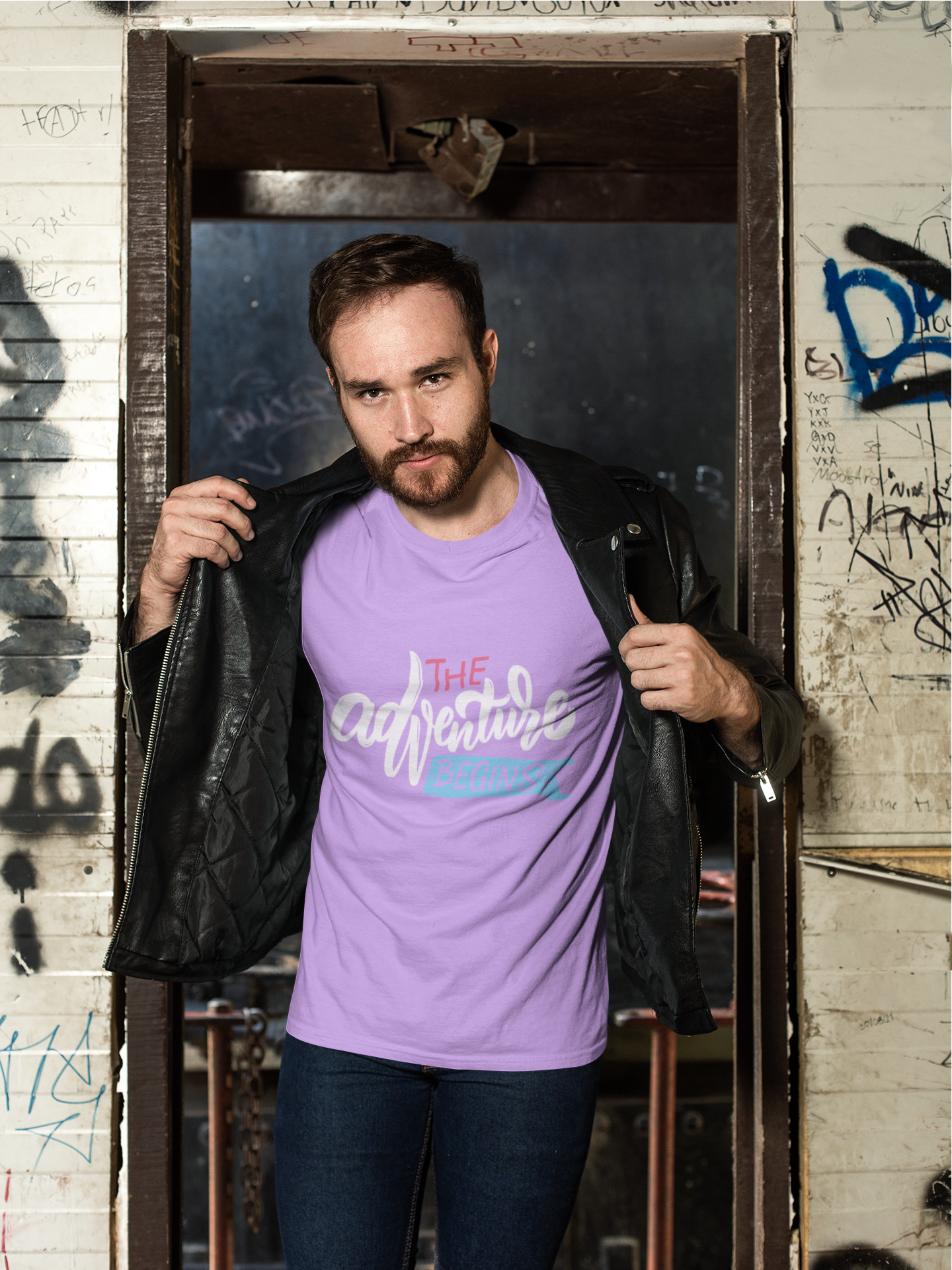 Adventure Regular Lavender T-shirt The Urban Youth