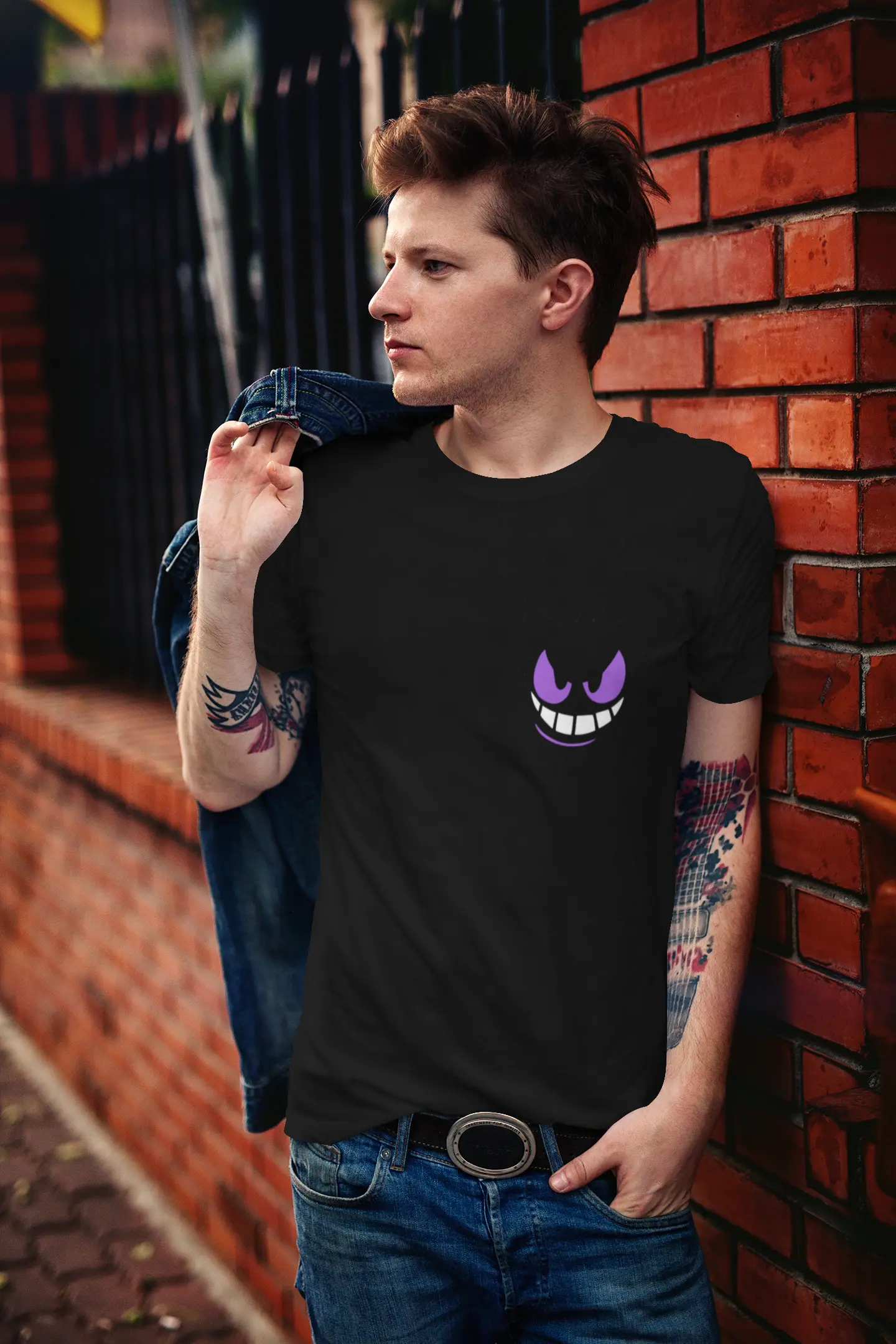 TUY Monster Front Back Regular Fit T-shirt The Urban Youth