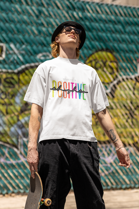 Comfy oversized t-shirt with a positive affirmation by Urbaxo