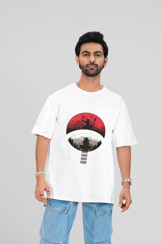 Itachi Oversized T-shirt – Front View | Urbaxo