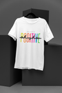 Urbaxo oversized shirt with inspirational Believe In Positive quote