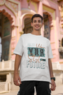 Oversized t-shirt featuring Make Your Own Future inspirational slogan by Urbaxo