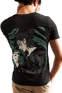  The TUY 'Anime' Front & Back Regular Fit T-shirt in Urbaxo combines intricate anime artwork on both the front and back, delivering a bold, comfortable look for any anime lover