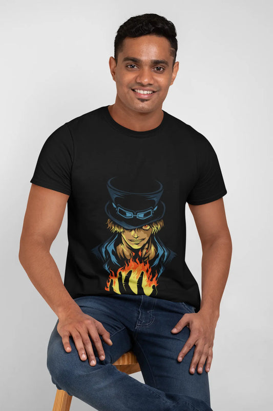 The TUY 'Fire' Regular Fit T-shirt in Urbaxo combines hot style with a laid-back fit, featuring fiery graphics that bring heat to your everyday look