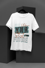 The TUY 'Make Your Own Future' Regular Fit T-shirt in Urbaxo combines motivation with style, featuring an empowering message and a comfortable fit for daily wear