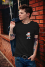 Make a statement with the TUY 'Wild Cranky' Regular Fit T-shirt in Urbaxo, featuring eye-catching graphics on both the front and back for a dynamic, bold look