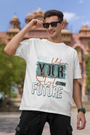 Urbaxo Make Your Own Future Oversized T-shirt with bold typography