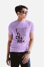 TUY Higher Life lavender T-shirt, with a simple yet bold design, offering a regular fit that’s ideal for daily wear and urban style