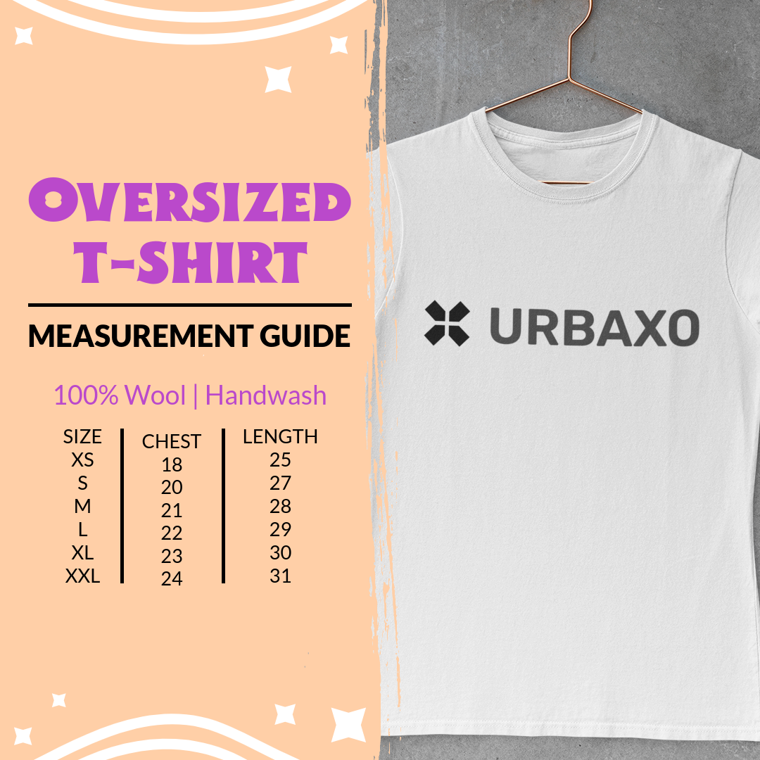 Monster Front Back Oversized T-shirt Urbaxo