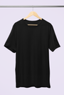 Solid Black Classic Fit Tshirt